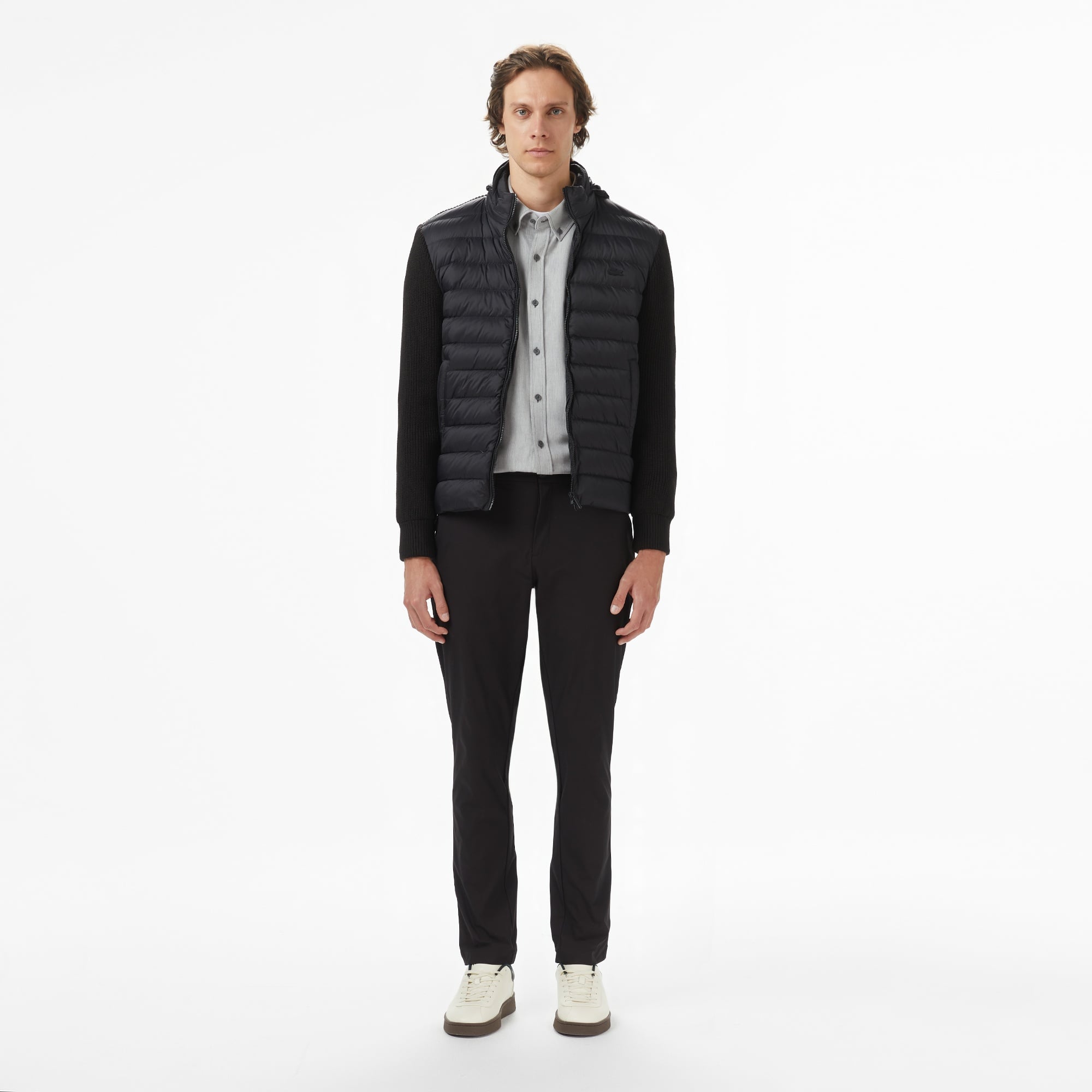 Lacoste Erkek Regular Fit Siyah Mont