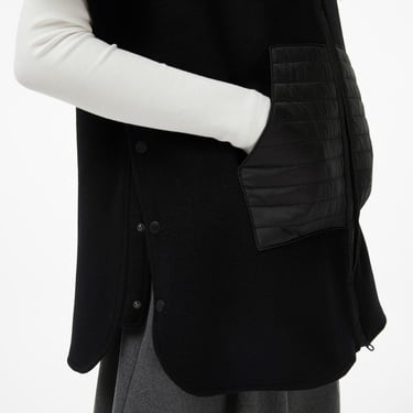  Lacoste Kadın Kapüşonlu Siyah Mont