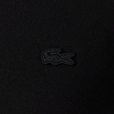  Lacoste Kadın Regular Fit Polo Yaka Siyah Kazak
