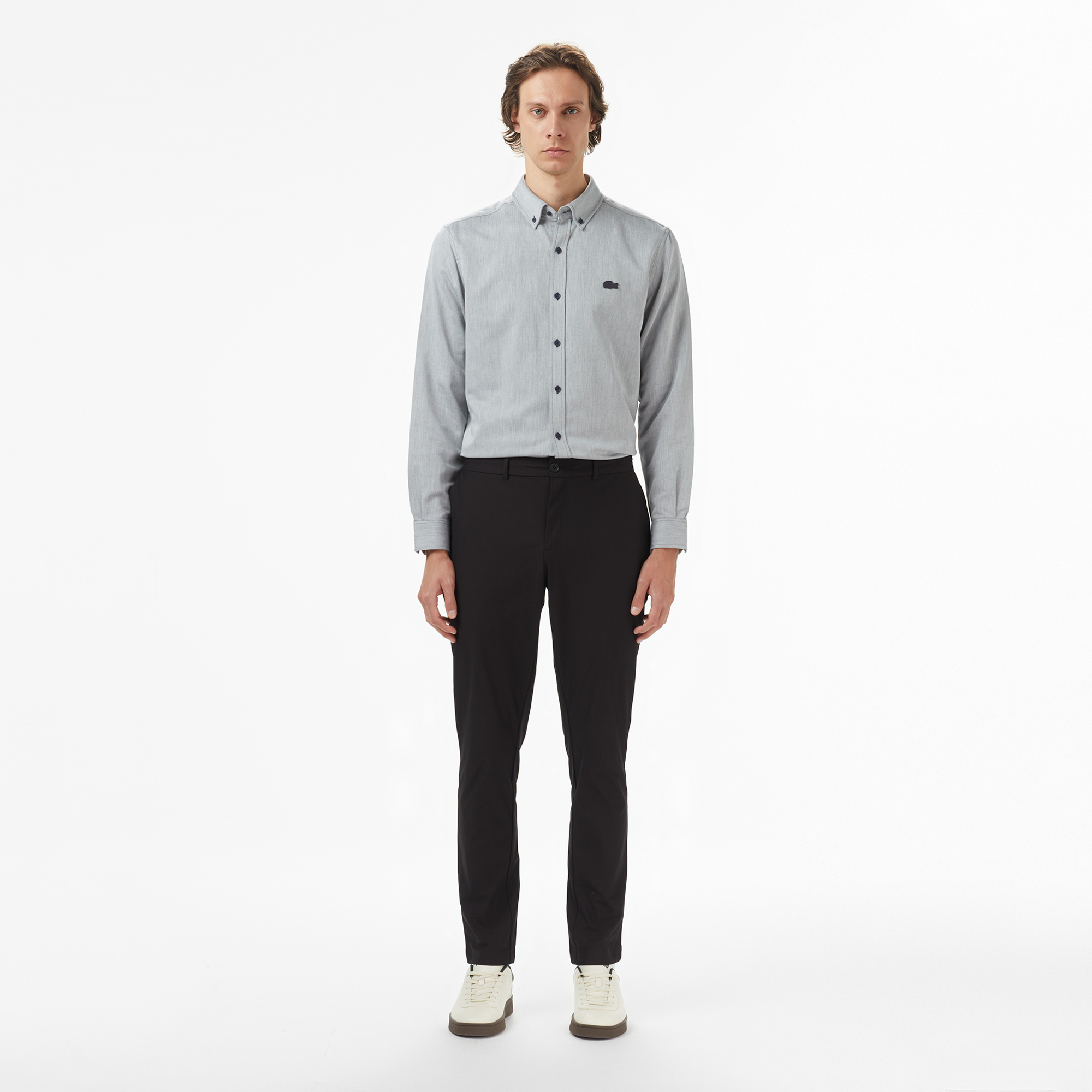  Lacoste Erkek Slim Fit Siyah Pantolon