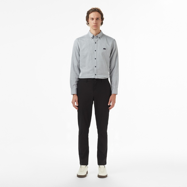  Lacoste Erkek Slim Fit Siyah Pantolon