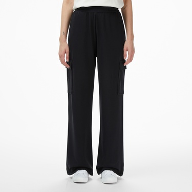  Lacoste Kadın Relaxed Fit Siyah Eşofman Altı