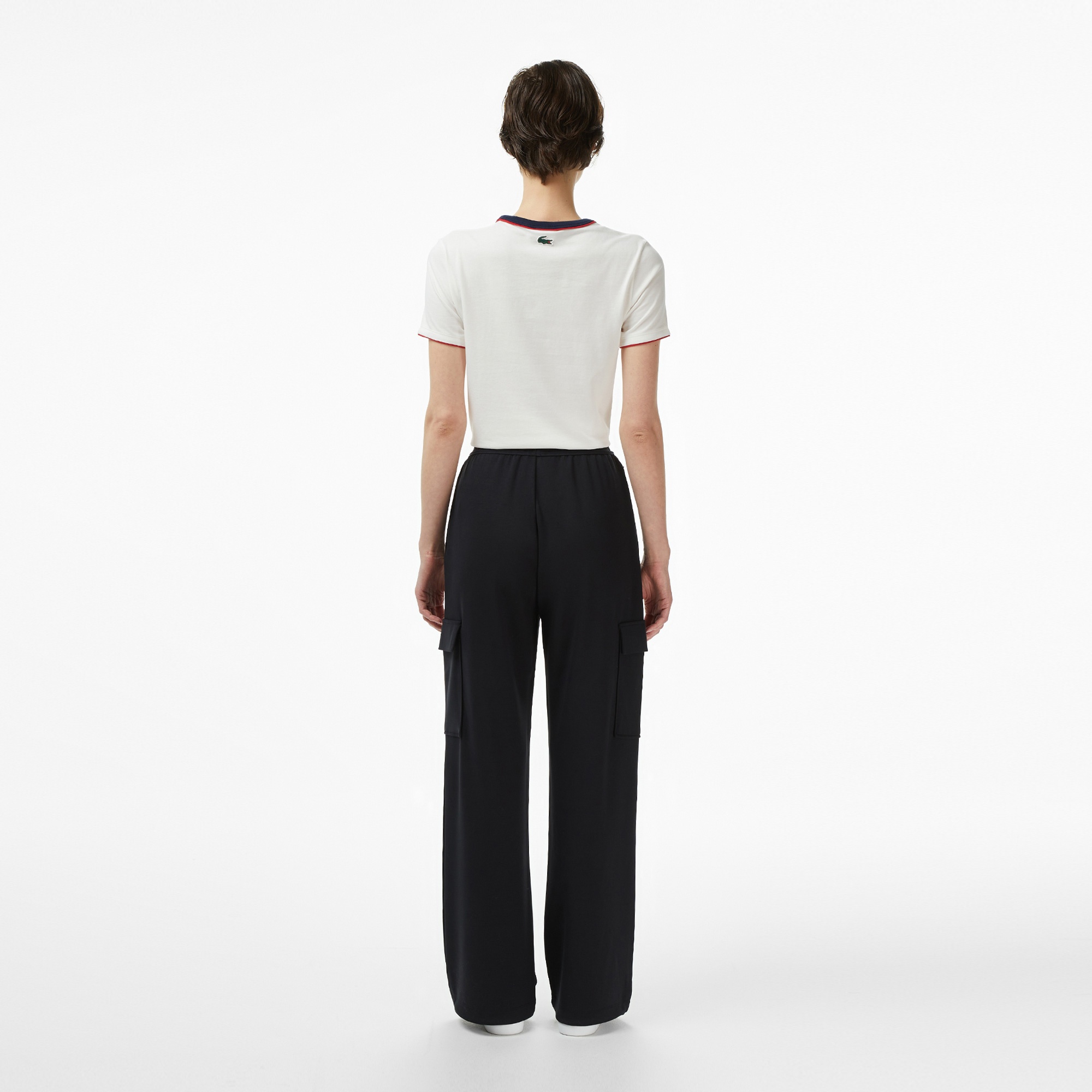 Lacoste Kadın Relaxed Fit Siyah Eşofman Altı