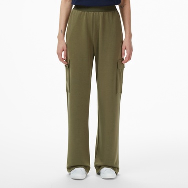  Lacoste Kadın Relaxed Fit Haki Eşofman Altı