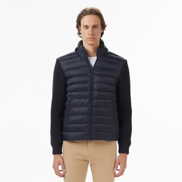  Lacoste Erkek Regular Fit Kapüşonlu Lacivert Mont