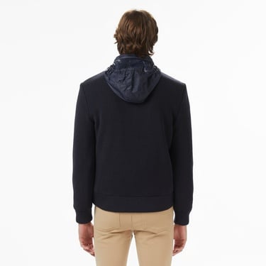  Lacoste Erkek Regular Fit Kapüşonlu Lacivert Mont