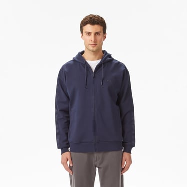  Lacoste Erkek Relaxed Fit Kapüşonlu Lacivert Sweatshirt