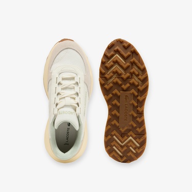  Lacoste Elite Active Evo Kadın Krem Sneaker