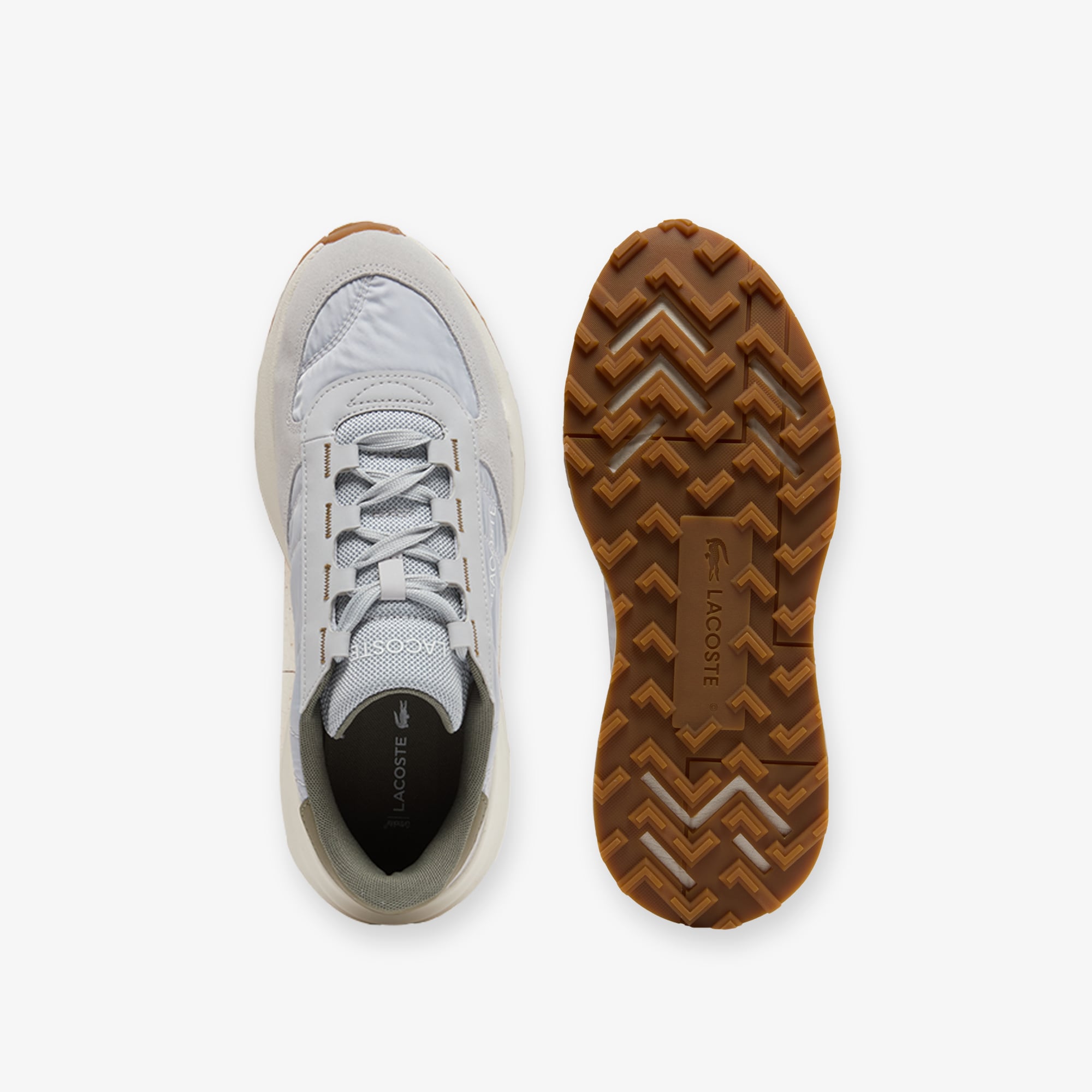 Lacoste Lacoste Elite Active Evo Erkek Açık Gri Sneaker | FashFed Gri - 6. görsel