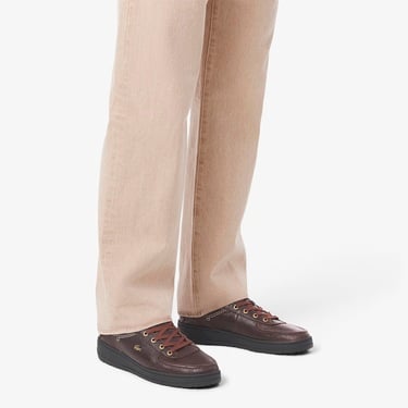  Lacoste Umpire Erkek Kahverengi Sneaker