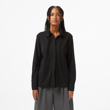  Kadın Siyah Gömlek