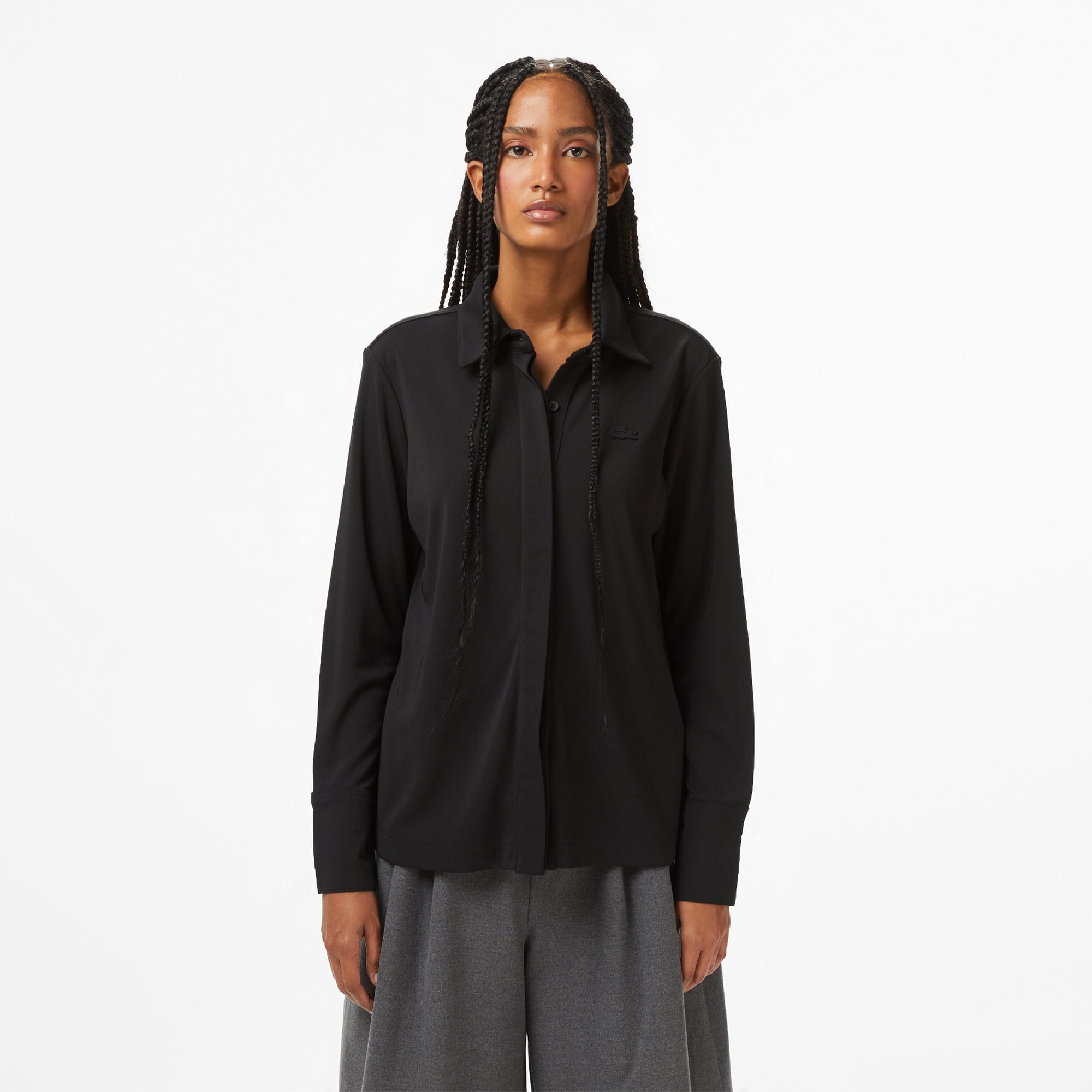  Kadın Siyah Gömlek