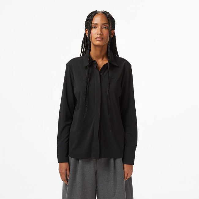  Kadın Siyah Gömlek