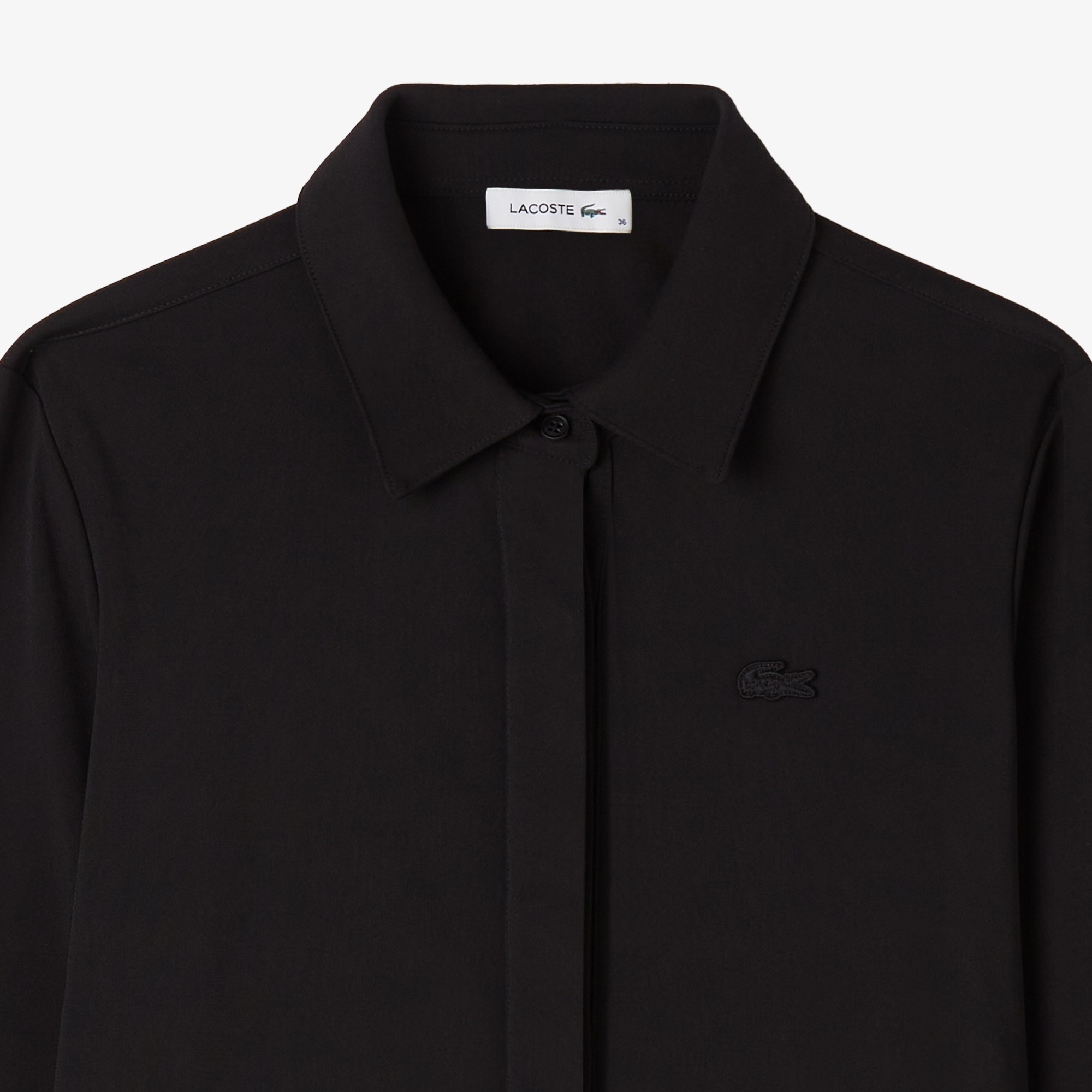 Lacoste Kadın Siyah Gömlek