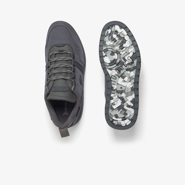  Lacoste T-Clip Winter Erkek Gri Sneaker