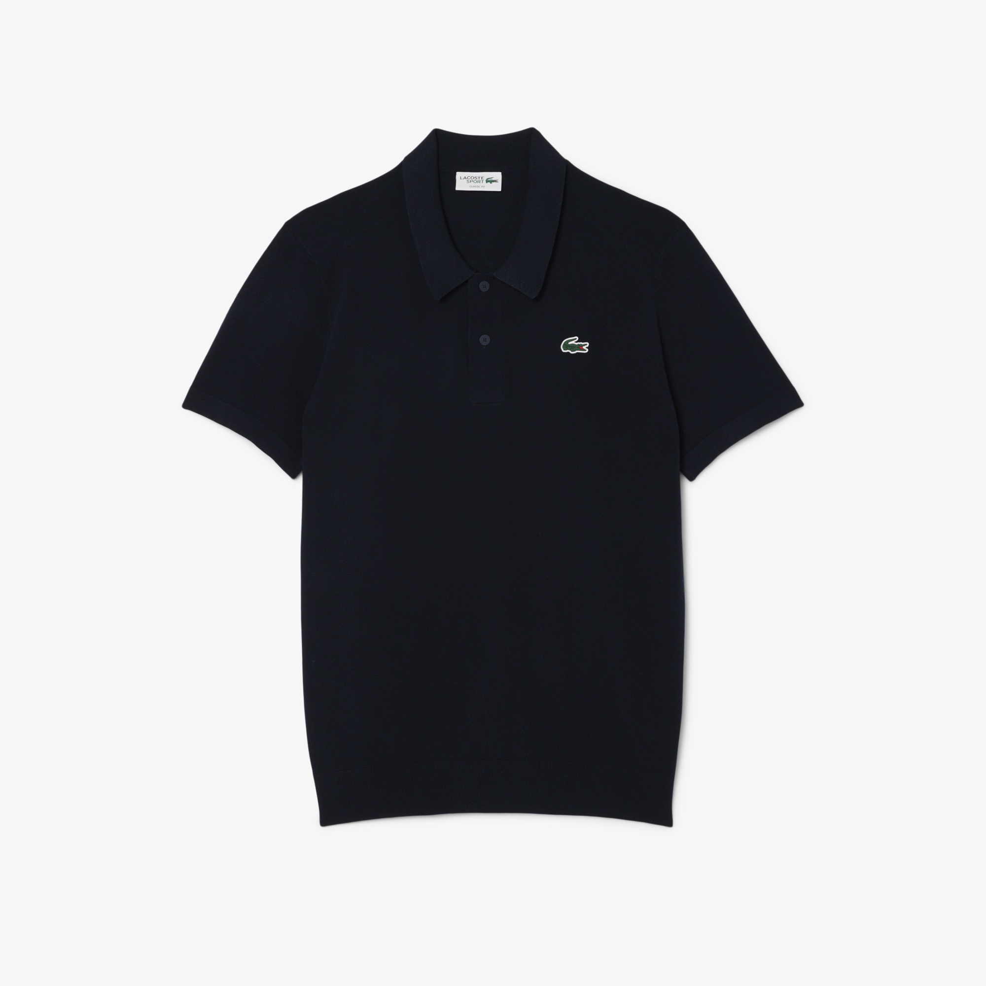 Lacoste Erkek Classic Fit Kısa Kollu Polo Yaka Lacivert Triko