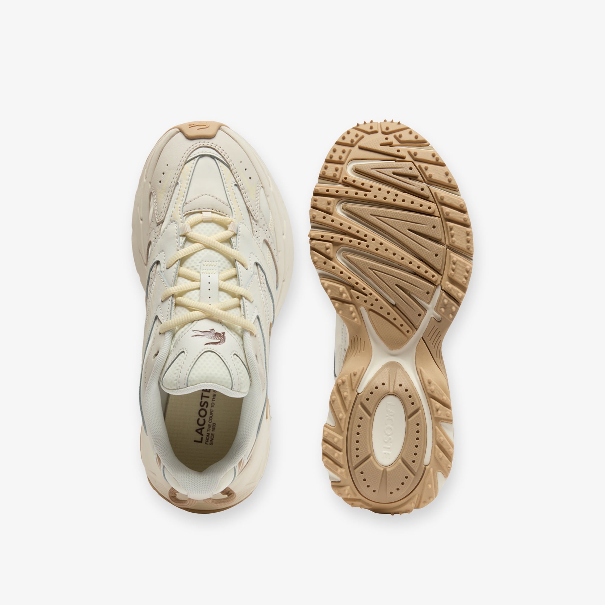 Lacoste L003 Neo Shot Kadın Krem Sneaker