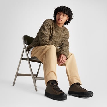  Converse Chuck Taylor All Star City Trek Unisex Kahverengi Deri Su Geçirmez Bot