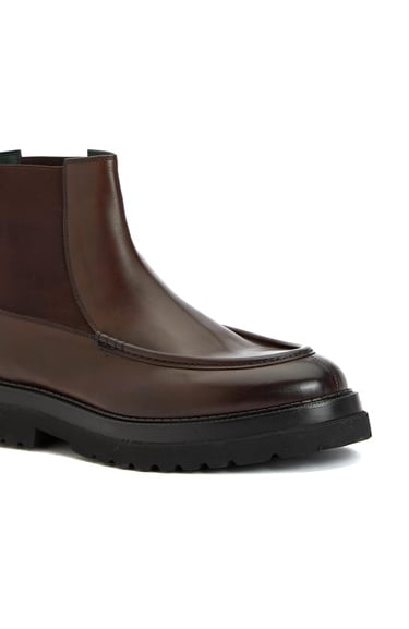  George Hogg Erkek Kahverengi Chelsea Deri Bot