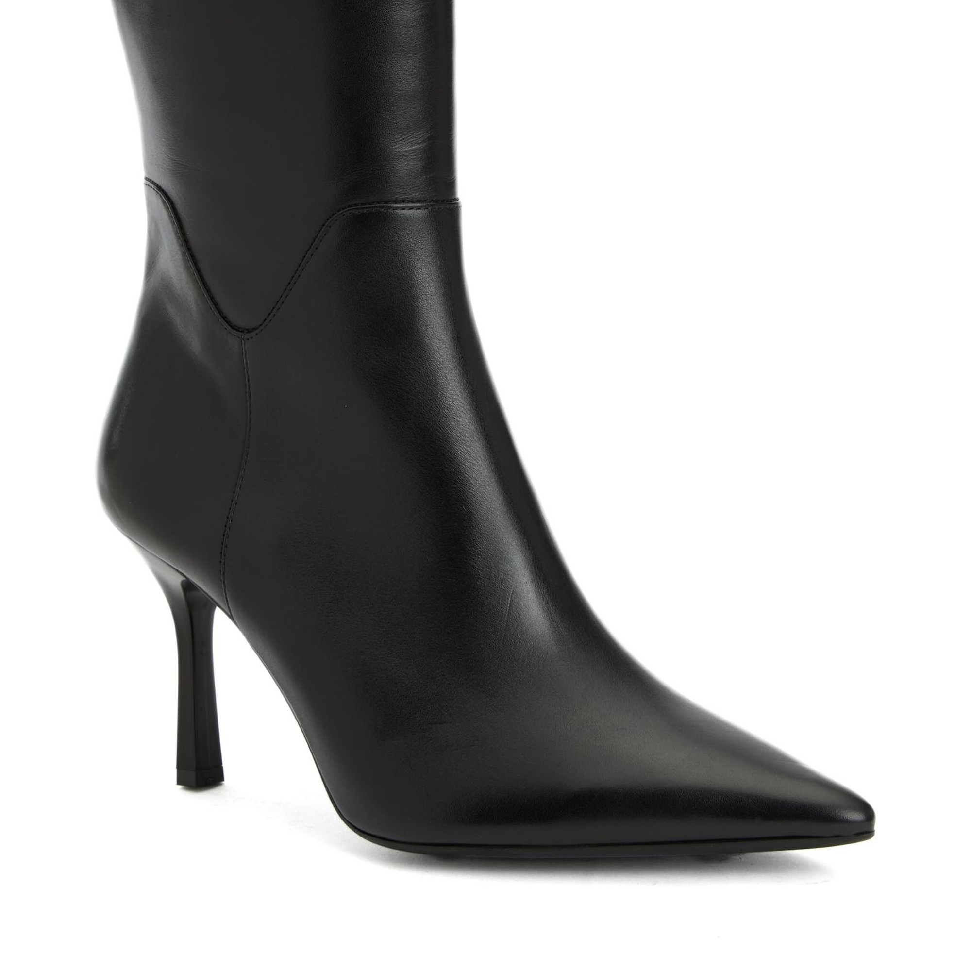 Divarese Kadın Siyah Deri Çizme