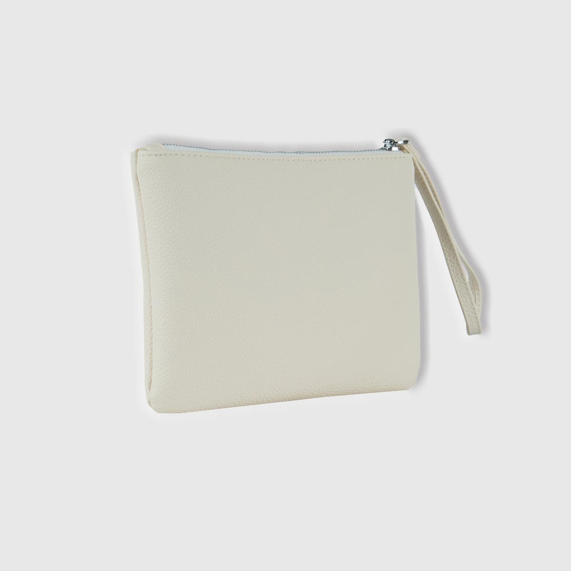 Unisex Krem Clutch Çanta