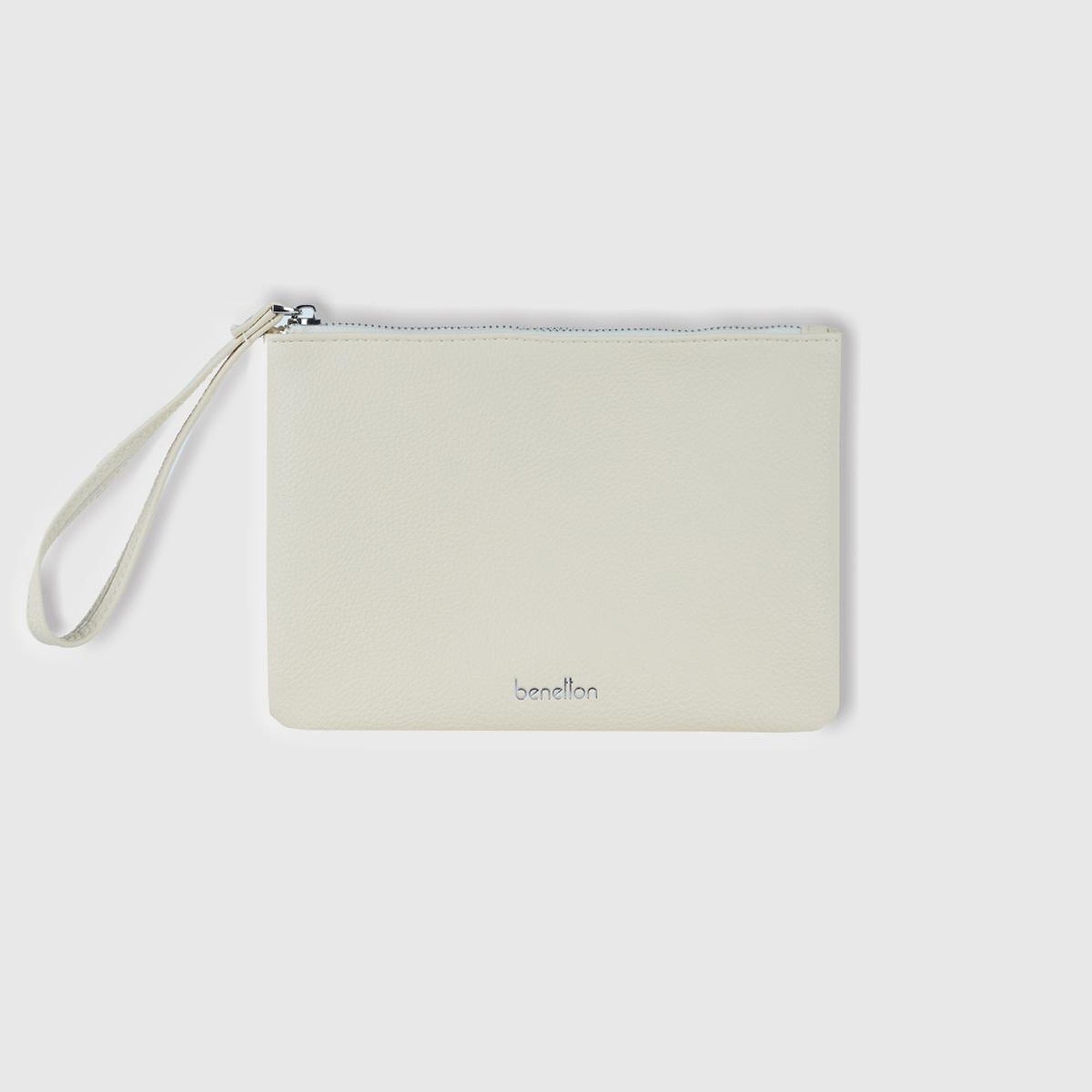 Unisex Krem Clutch Çanta