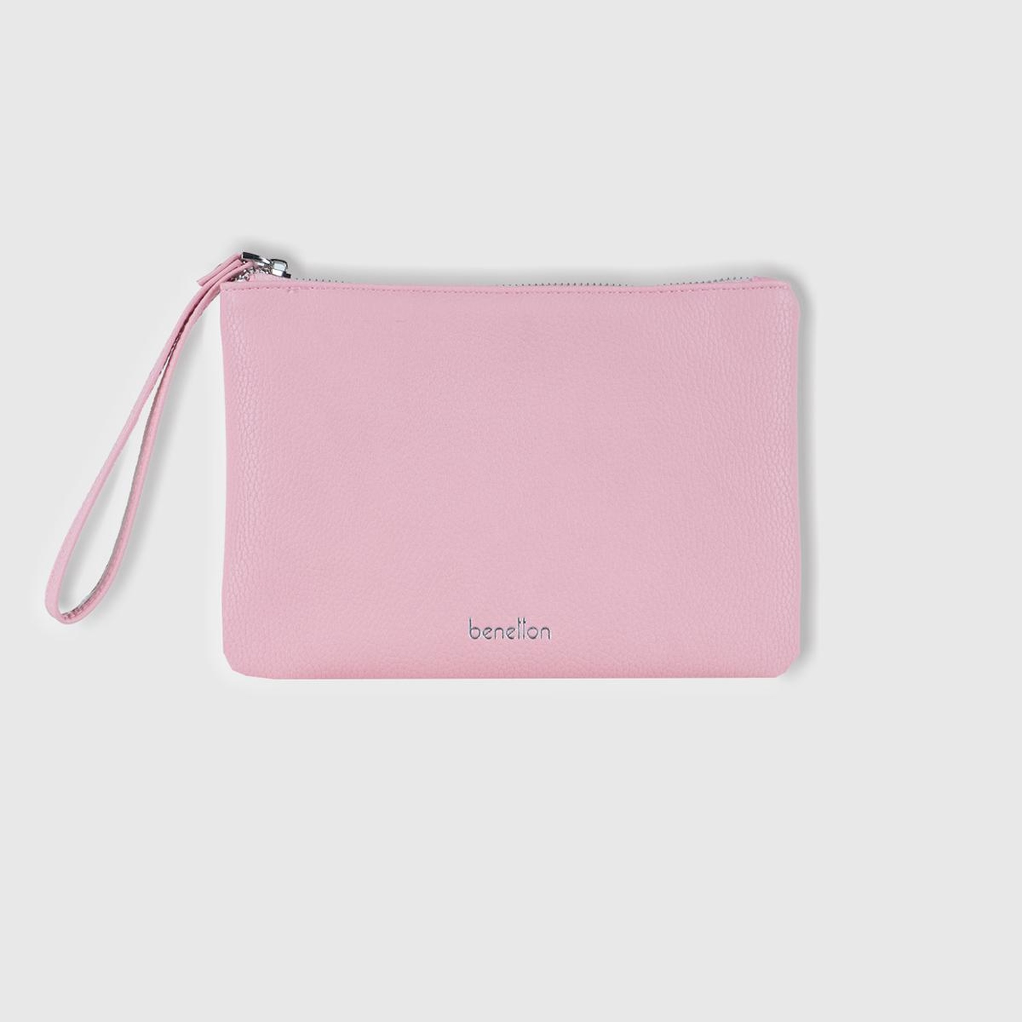 Unisex Pembe Clutch Çanta