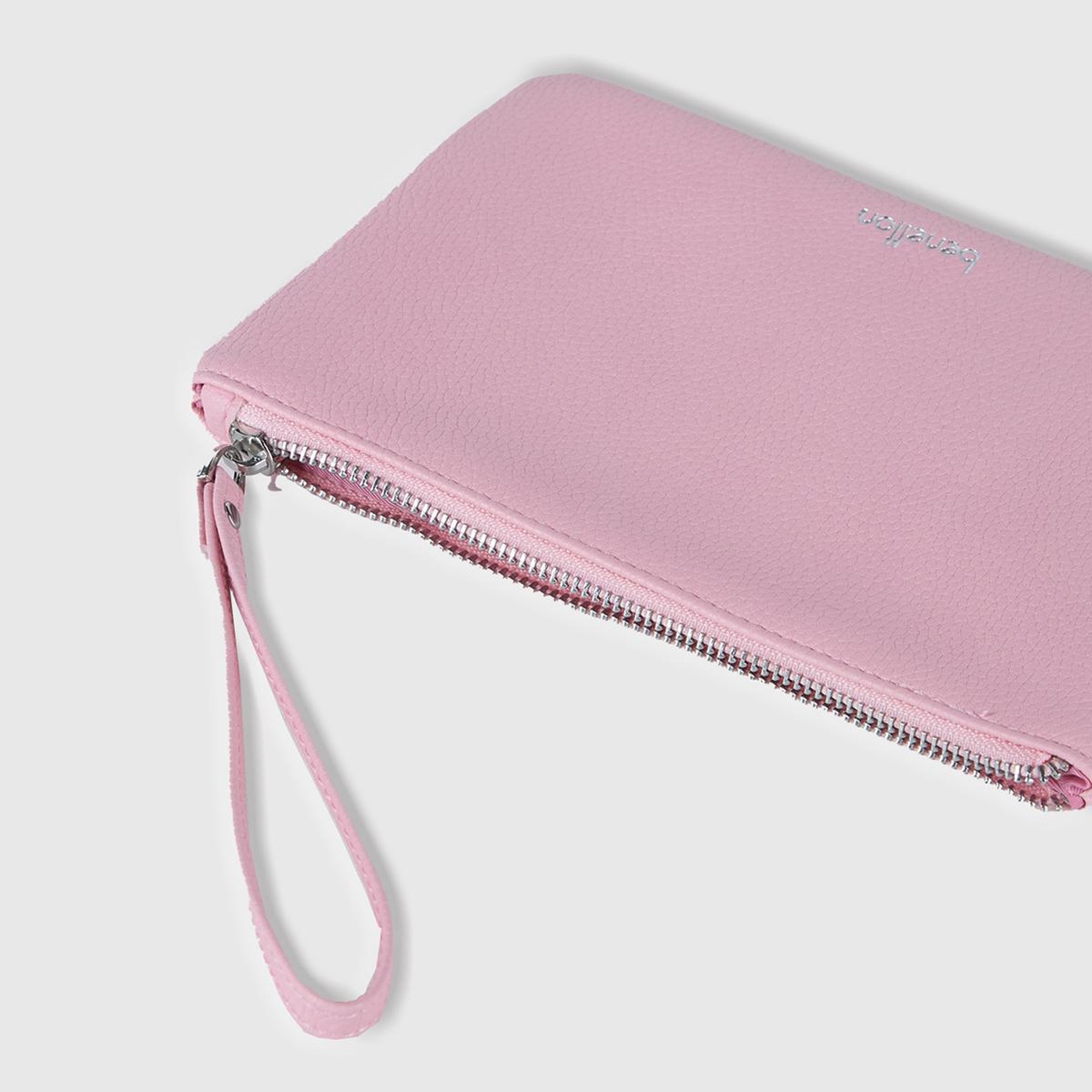 Unisex Pembe Clutch Çanta