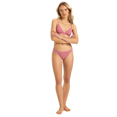  Roxy Beach Classics Fixed Tri Kadın Pembe Bikini Üst