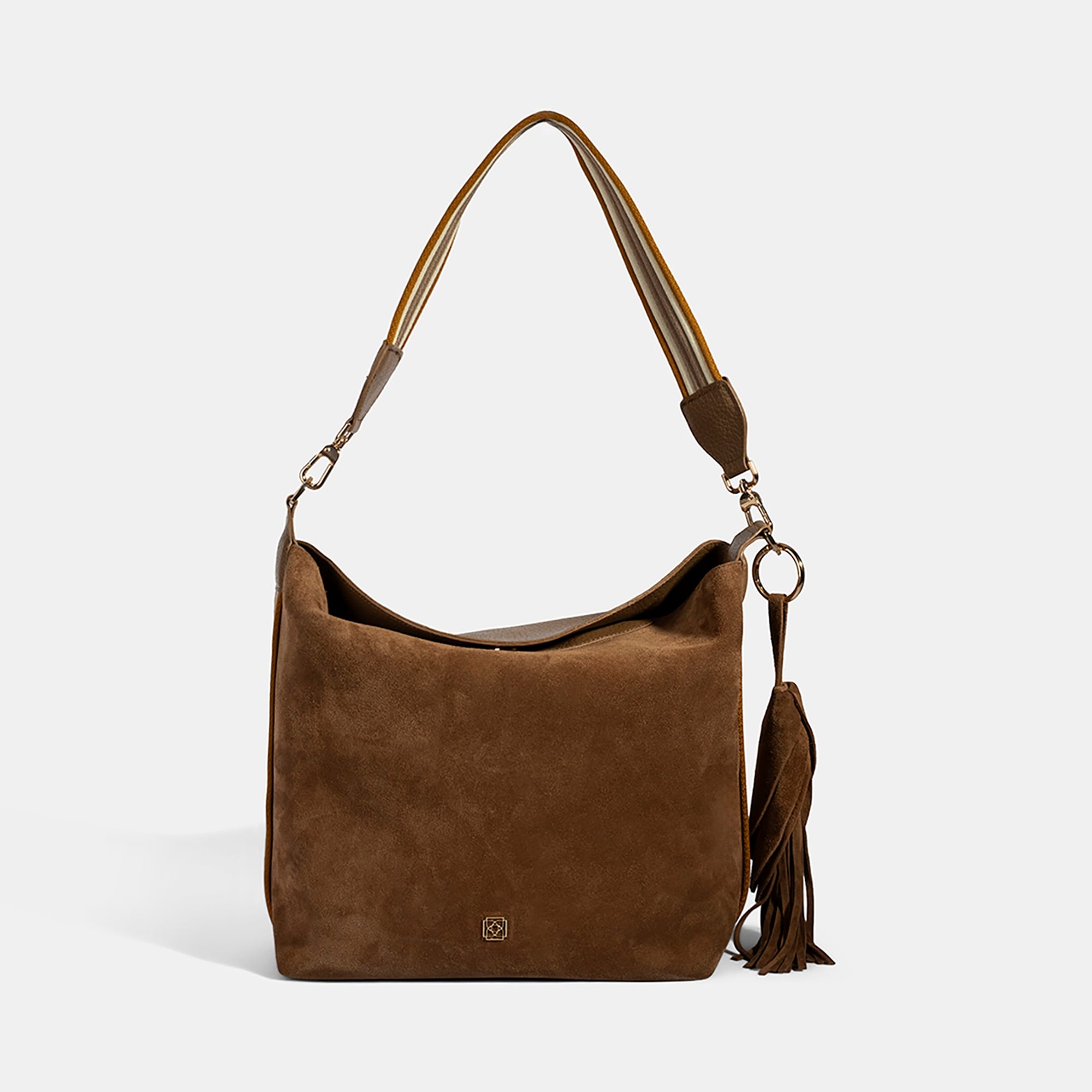 DESA - SZ Kadın Vizon Püskül Aksesuarlı Omuz Çantası