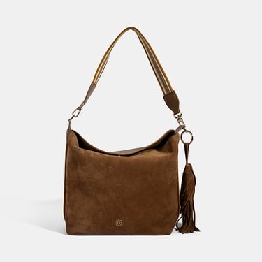  Kadın Vizon Püskül Aksesuarlı Omuz Çantası