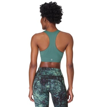  Sweaty Betty Stamina Seamless Sports Kadın Yeşil Fitness Bra