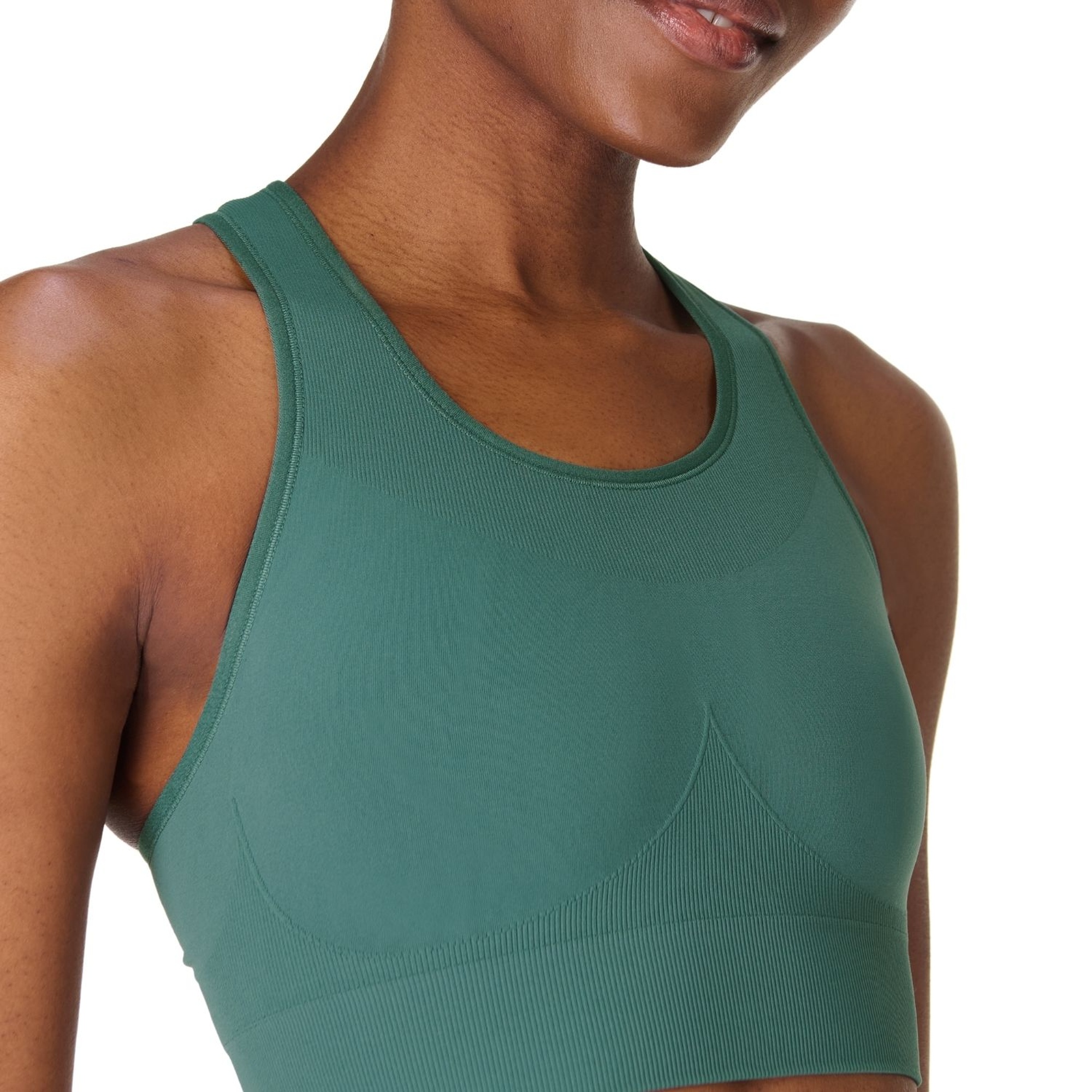 Sweaty Betty Stamina Seamless Sports Kadın Yeşil Fitness Bra