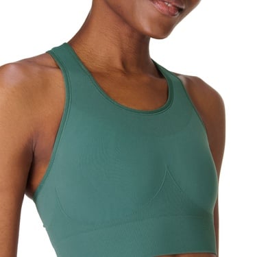  Sweaty Betty Stamina Seamless Sports Kadın Yeşil Fitness Bra