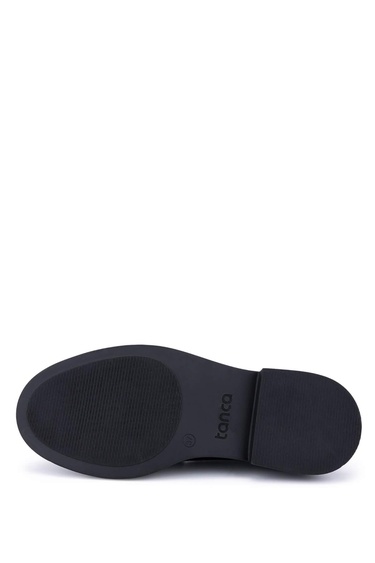  Tamer Tanca Kadın Hakiki Deri Gri Loafer Ayakkabı