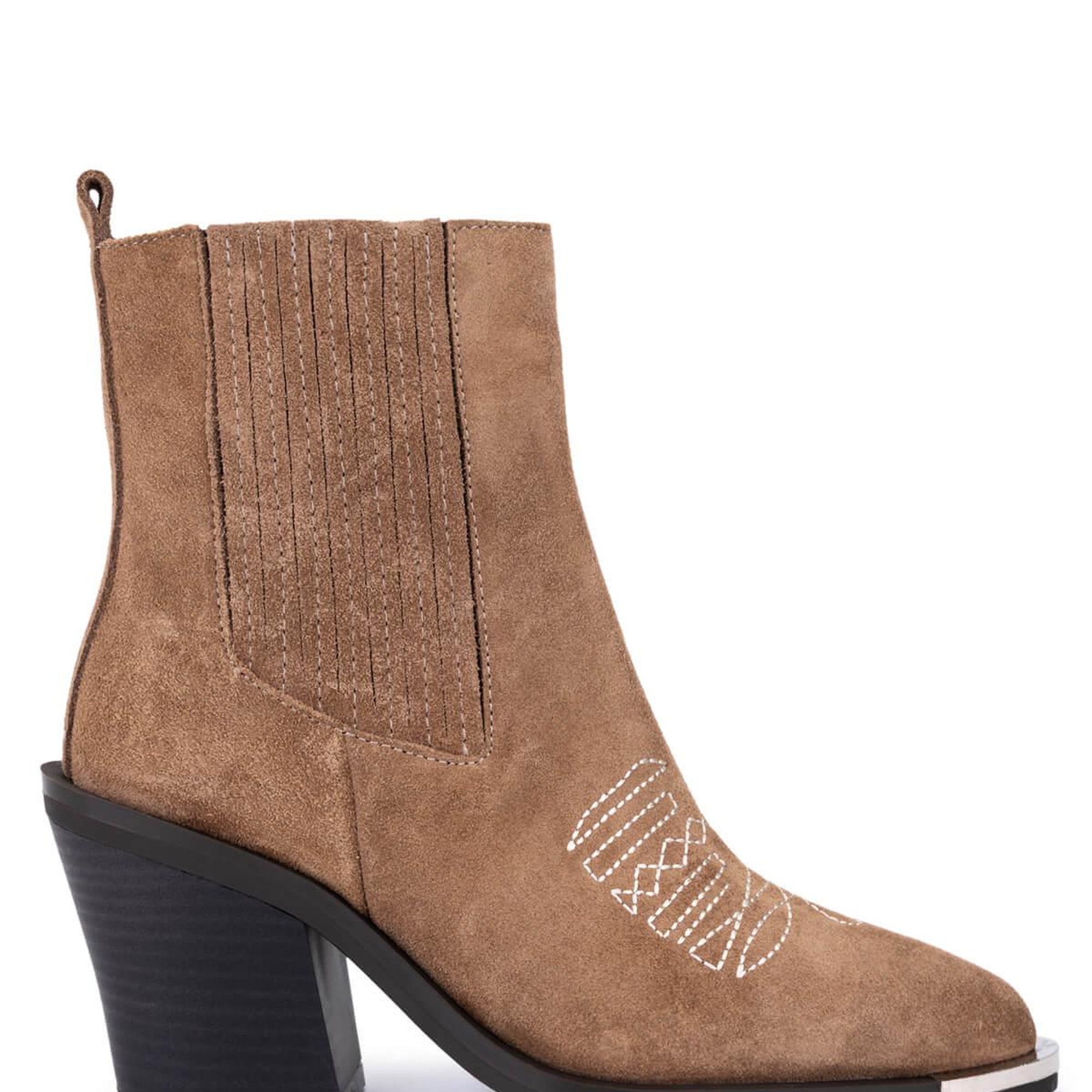 Tamer Tanca Kadın Hakiki Deri Taupe Süet Klasik Bot