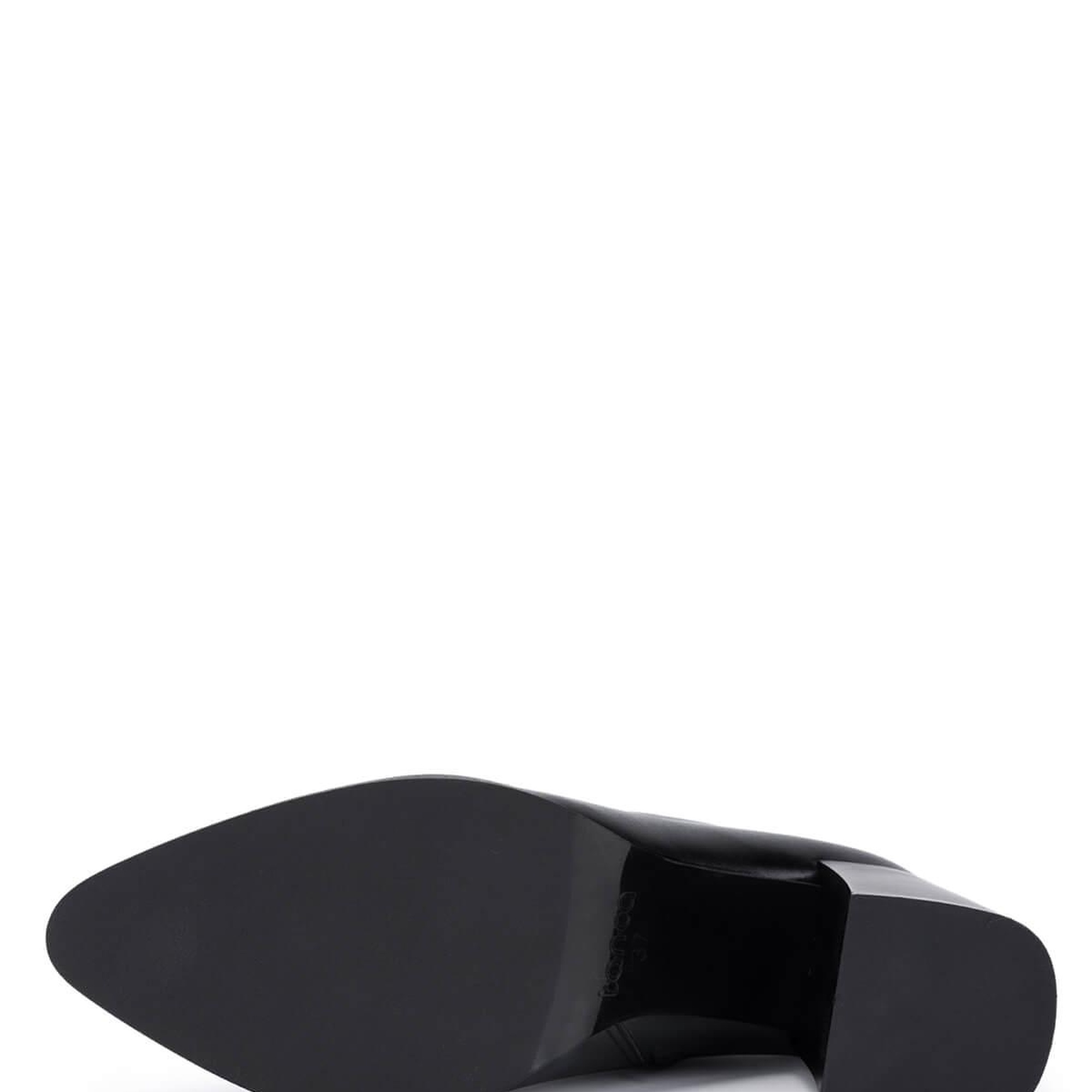 Tamer Tanca Kadın Suni Deri Siyah Topuklu Bot