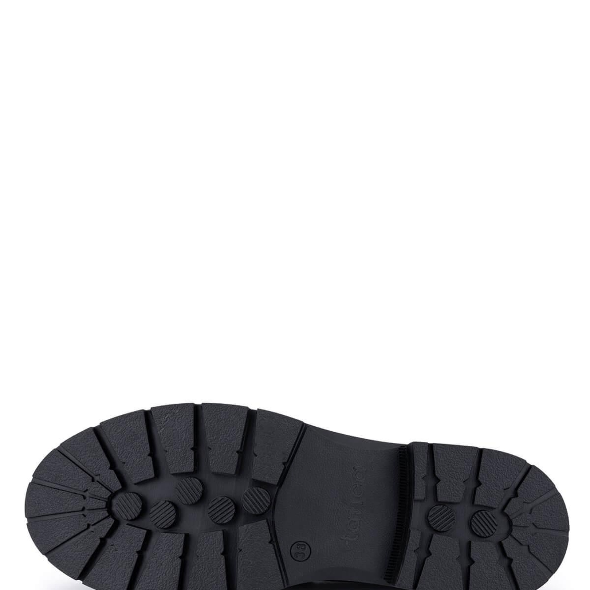 Tamer Tanca Kadın Deri & Tekstil Siyah Loafer Ayakkabı