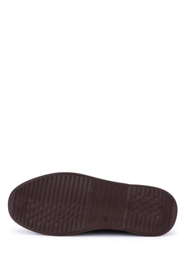  Tamer Tanca Kadın Hakiki Deri Kahverengi Rugan Casual Bot