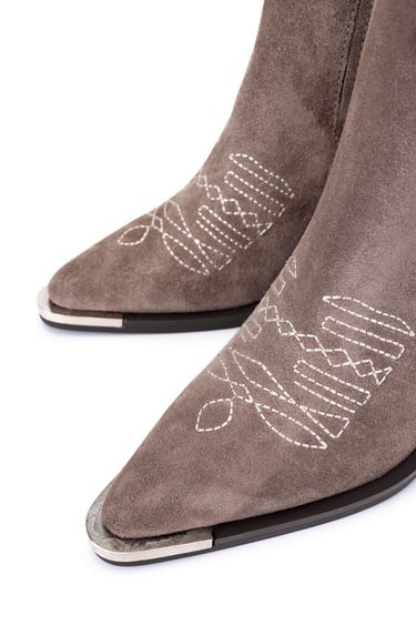  Tamer Tanca Kadın Hakiki Deri Kahverengi Klasik Bot