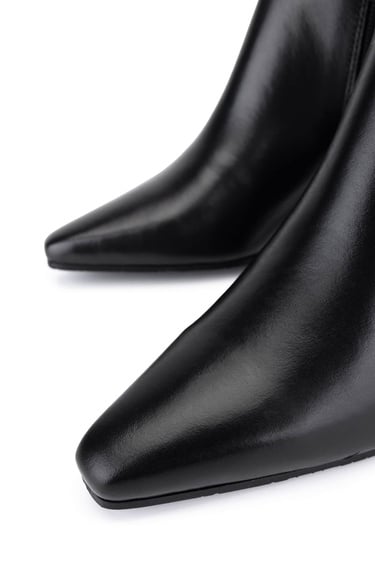  Tamer Tanca Kadın Hakiki Deri Siyah Klasik Çizme