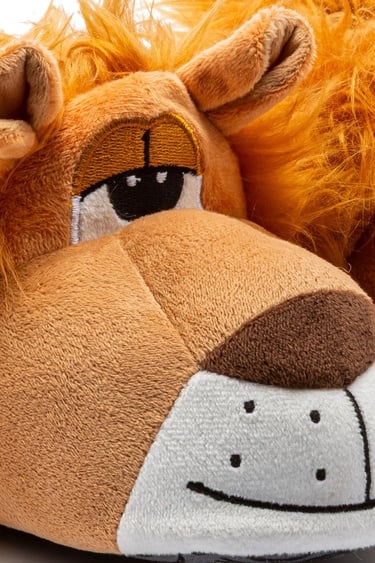  Aslan Erkek Hayvanlı Panduf Bej 41/46