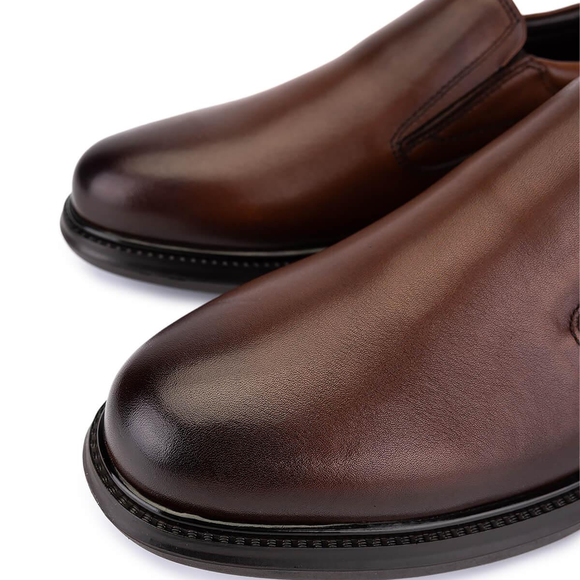 Tamer Tanca Erkek Hakiki Deri Kahverengi Casual Ayakkabı