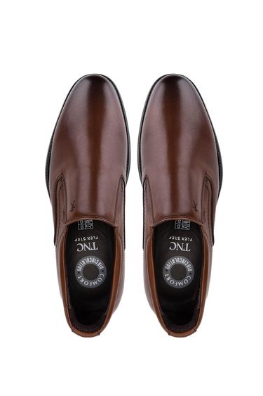  Tamer Tanca Erkek Hakiki Deri Kahverengi Casual Ayakkabı