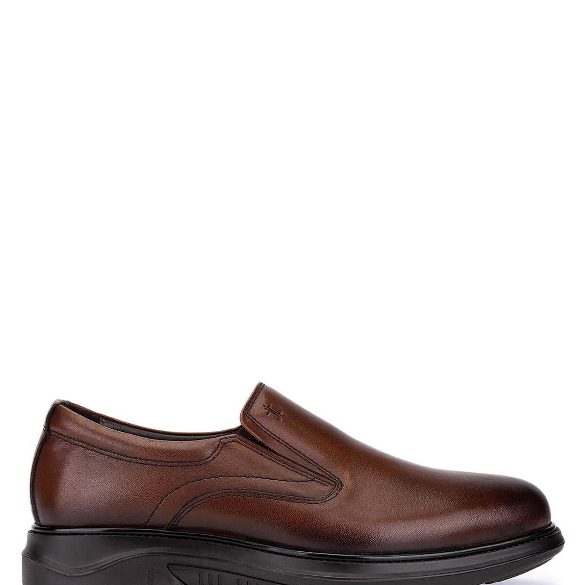 Tamer Tanca Erkek Hakiki Deri Kahverengi Casual Ayakkabı