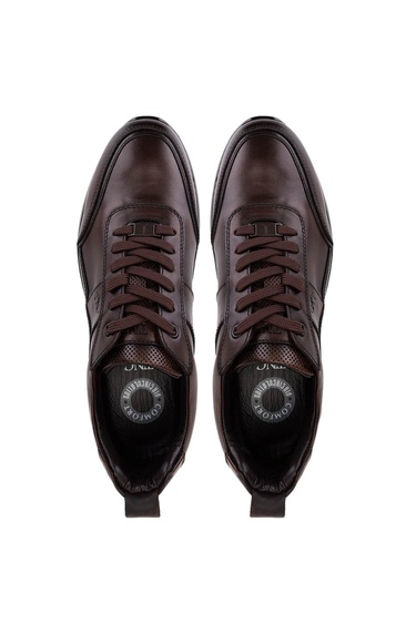  Tamer Tanca Erkek Hakiki Deri Kahverengi Casual Ayakkabı