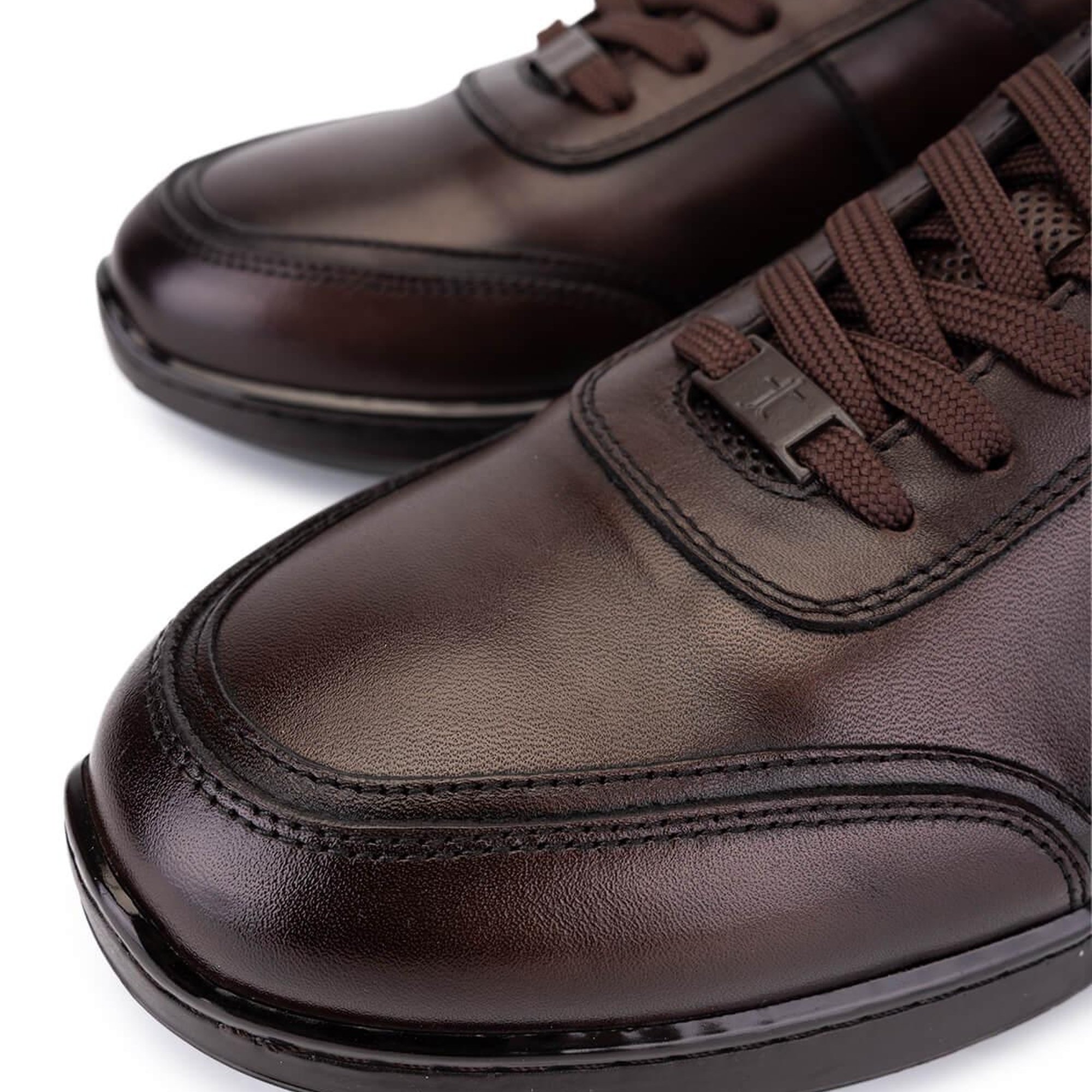 Tamer Tanca Erkek Hakiki Deri Kahverengi Casual Ayakkabı