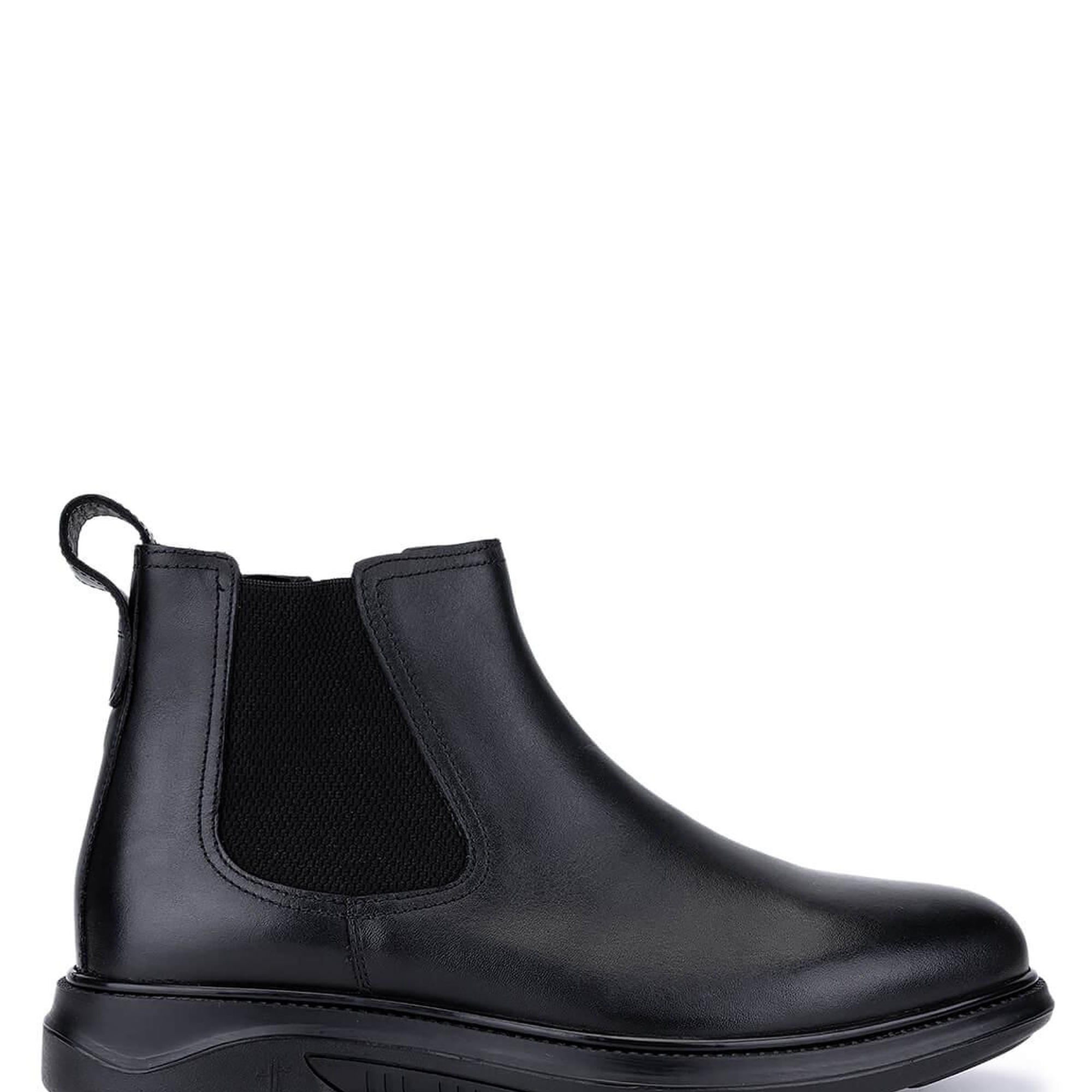 Tamer Tanca Erkek Hakiki Deri Siyah Klasik Bot