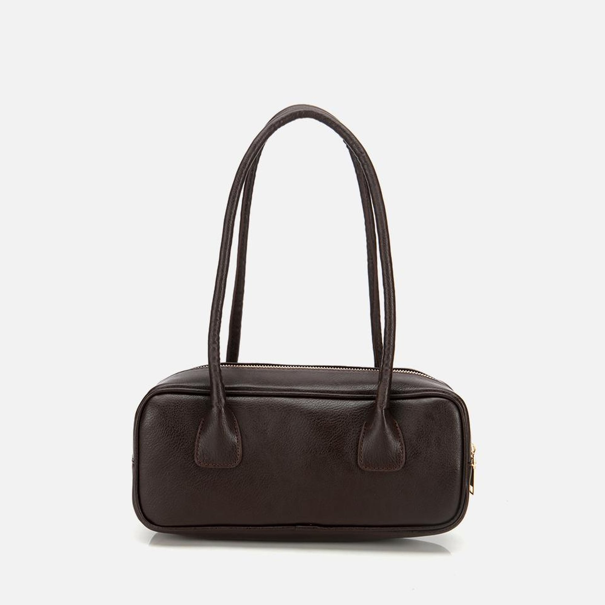 Kadın Kahverengi Charm Detaylı Omuz Çantası