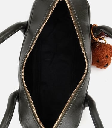  Kadın Haki Charm Detaylı Omuz Çantası